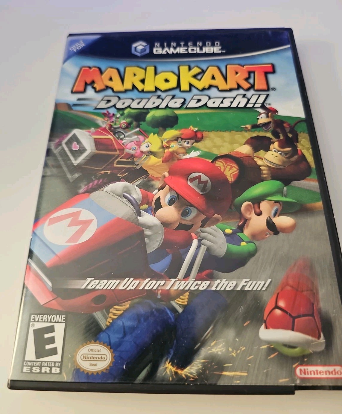 Nintendo GameCube Console Bundle (Silver) + MarioKartDD + GCBA