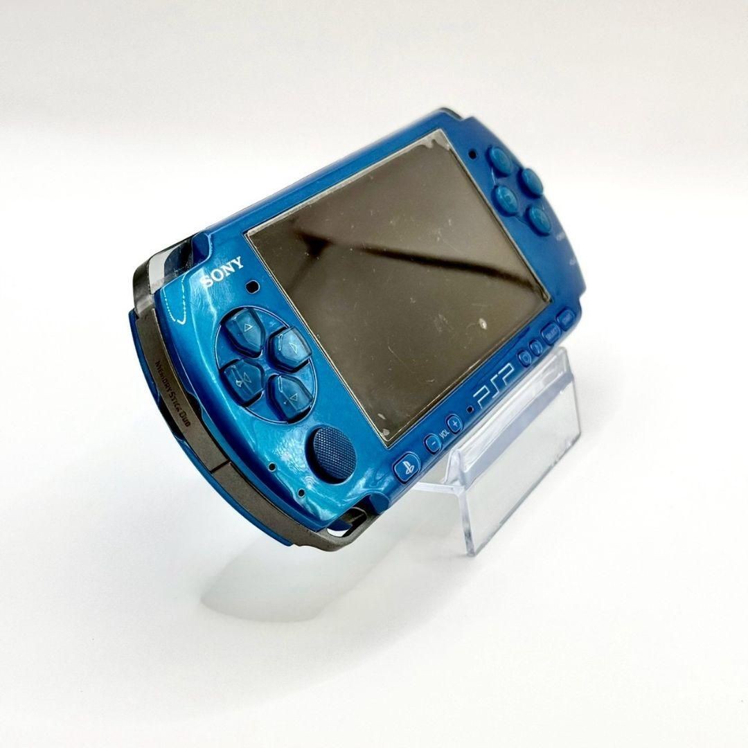 Sony PSP-3000 Vibrant Blue Handheld Console Rare Color 12