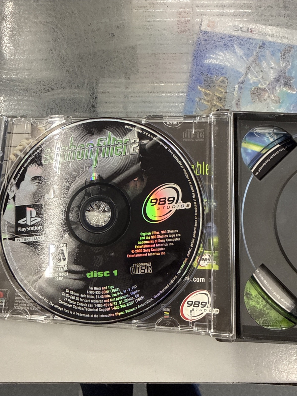 Syphon Filter 1 2 3 TRILOGY (Sony PlayStation 1 PS1) TESTED!