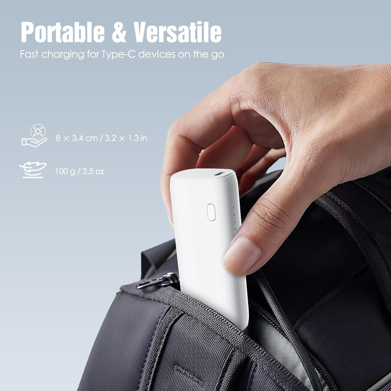 SUPERUS Battery Pack for Meta Quest 3/3S & Oculus Quest 2, 5000Mah, PD20W Fast C
