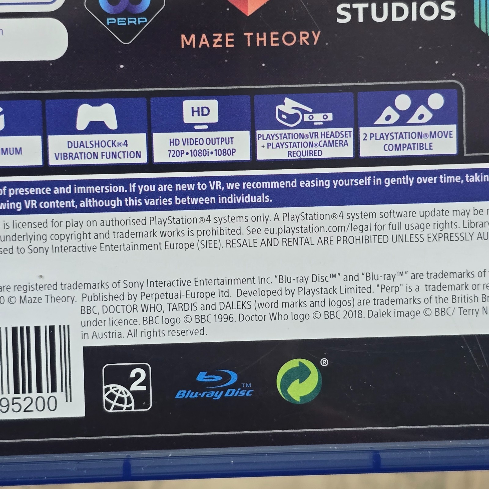Doctor Who: The Edge of Time (PS4 PSVR) PlayStation (Pre-Owned)