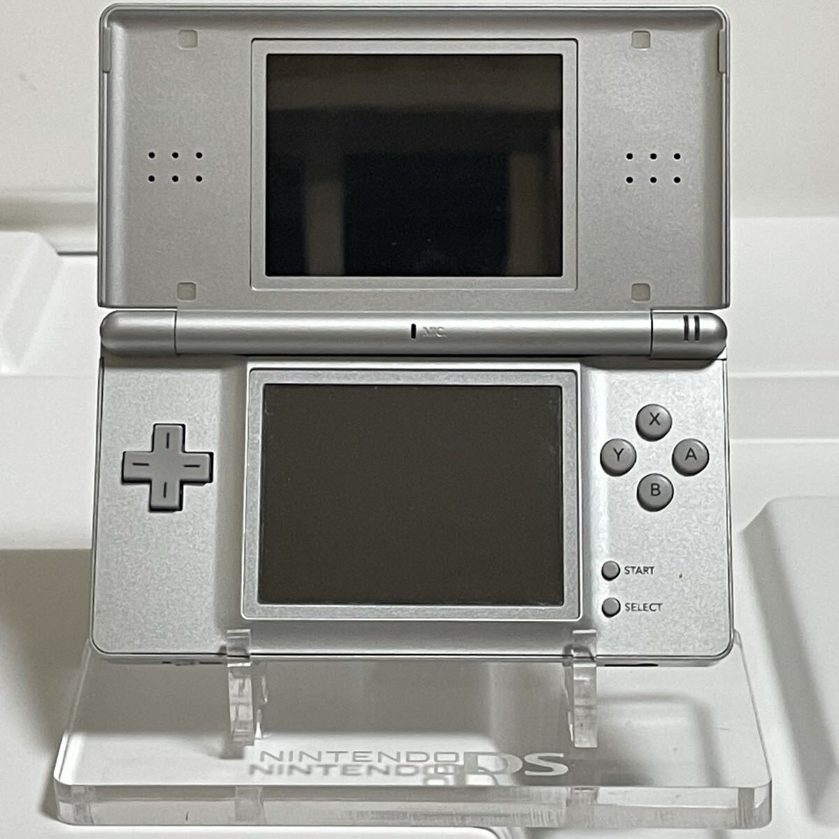 Nintendo DS Lite Handheld Console Gloss Silver with Verified Operation and Clean