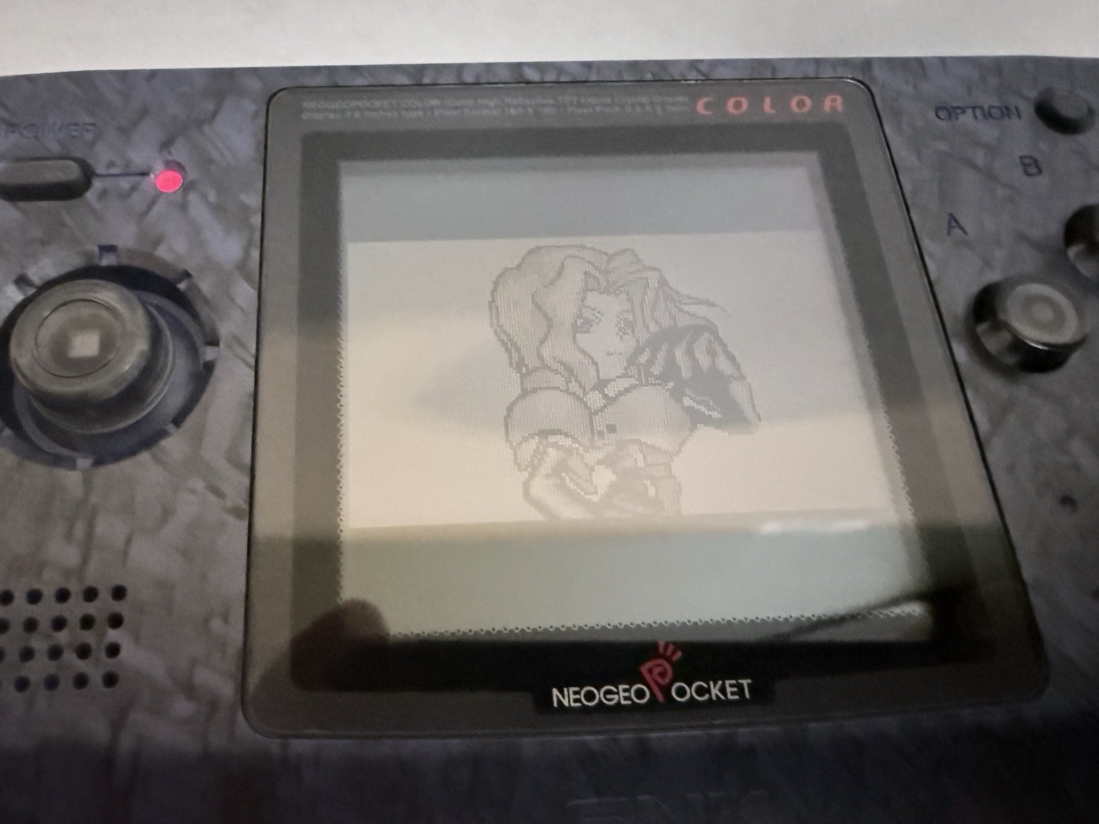 SNK Neo Geo Pocket Color Handheld Console w/ Samurai Shodown! 2 Cartridge