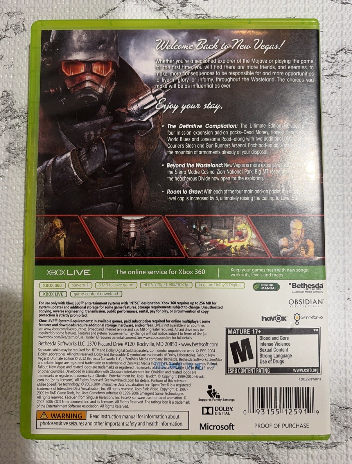 Fallout New Vegas – Ultimate Edition ( Xbox 360 )