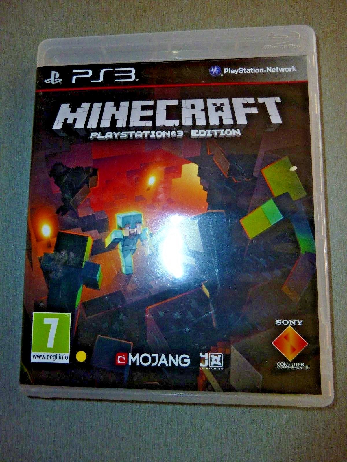 Minecraft Playstation 3 Made in Austria Original game, box + Manual in English