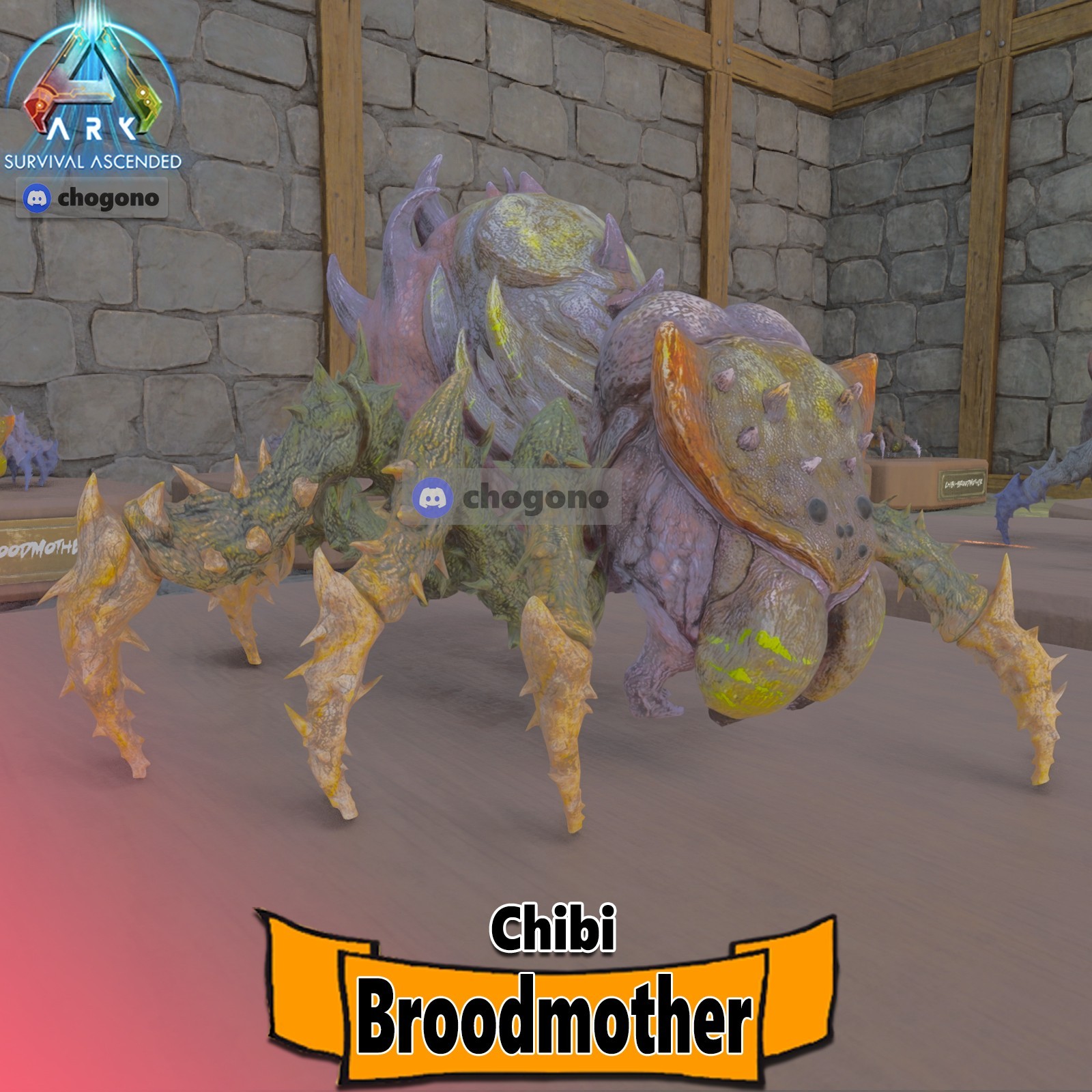 Ark Survival Ascended RARE PVE CHIBI BROODMOTHER