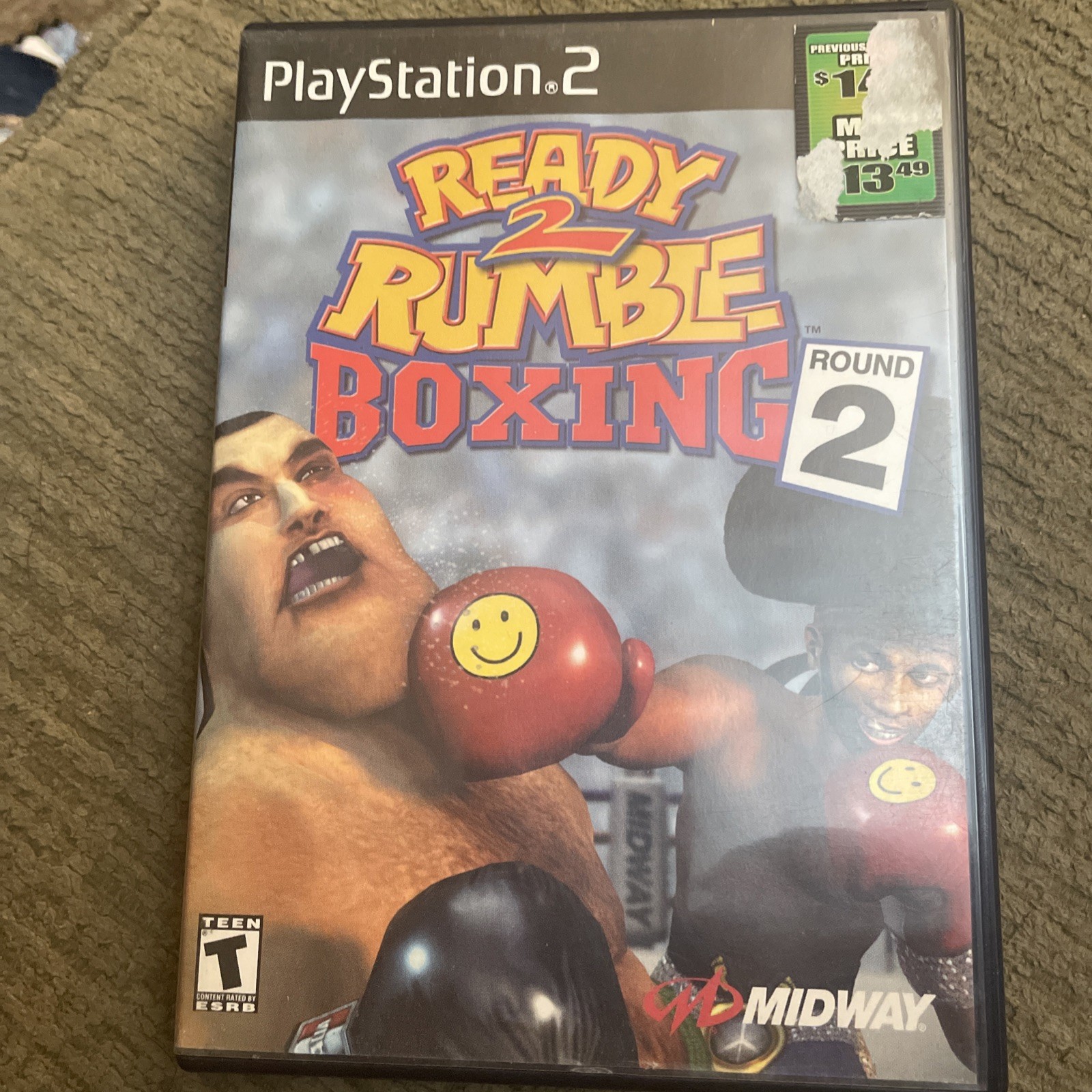 Ready 2 Rumble Boxing Round 2 PS2 PlayStation 2 used fast ship!