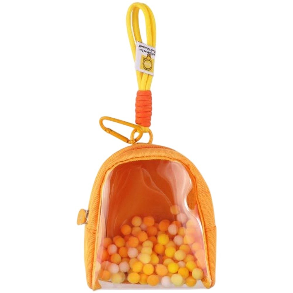 Portable Transparent Storage Bag for Tamagotchi Paradise Canvas 11 x 9 x 5 cm