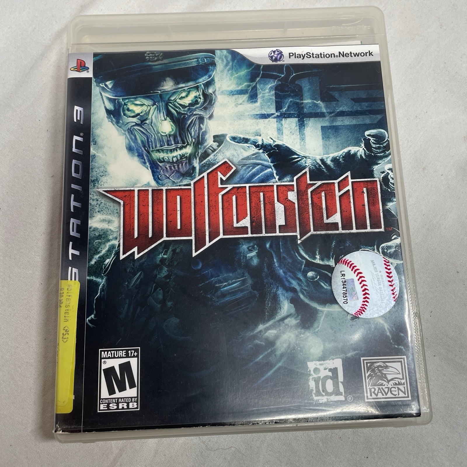Wolfenstein – PlayStation 3, PS3 (Very Good, CIB w/ Manual) Tested Works