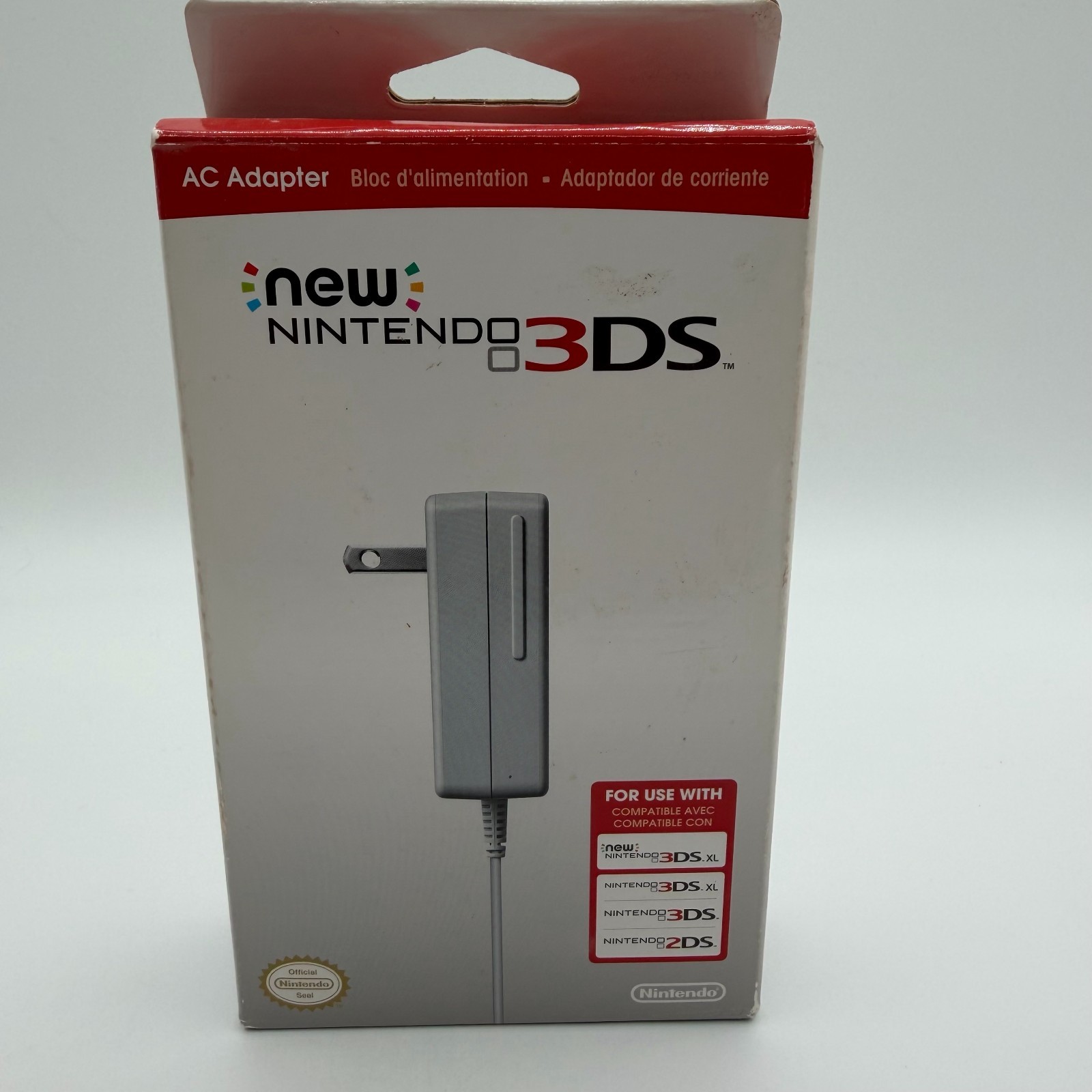 New Nintendo 3DS AC Adapter DSi 2DS 3DS Official Brand New Sealed + Travel kit