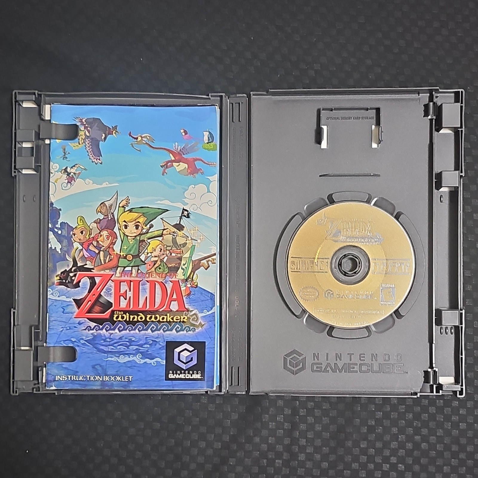 Nintendo Zelda The Wind Waker GameCube Complete w/ Manual E 2003 NTSC-U/C