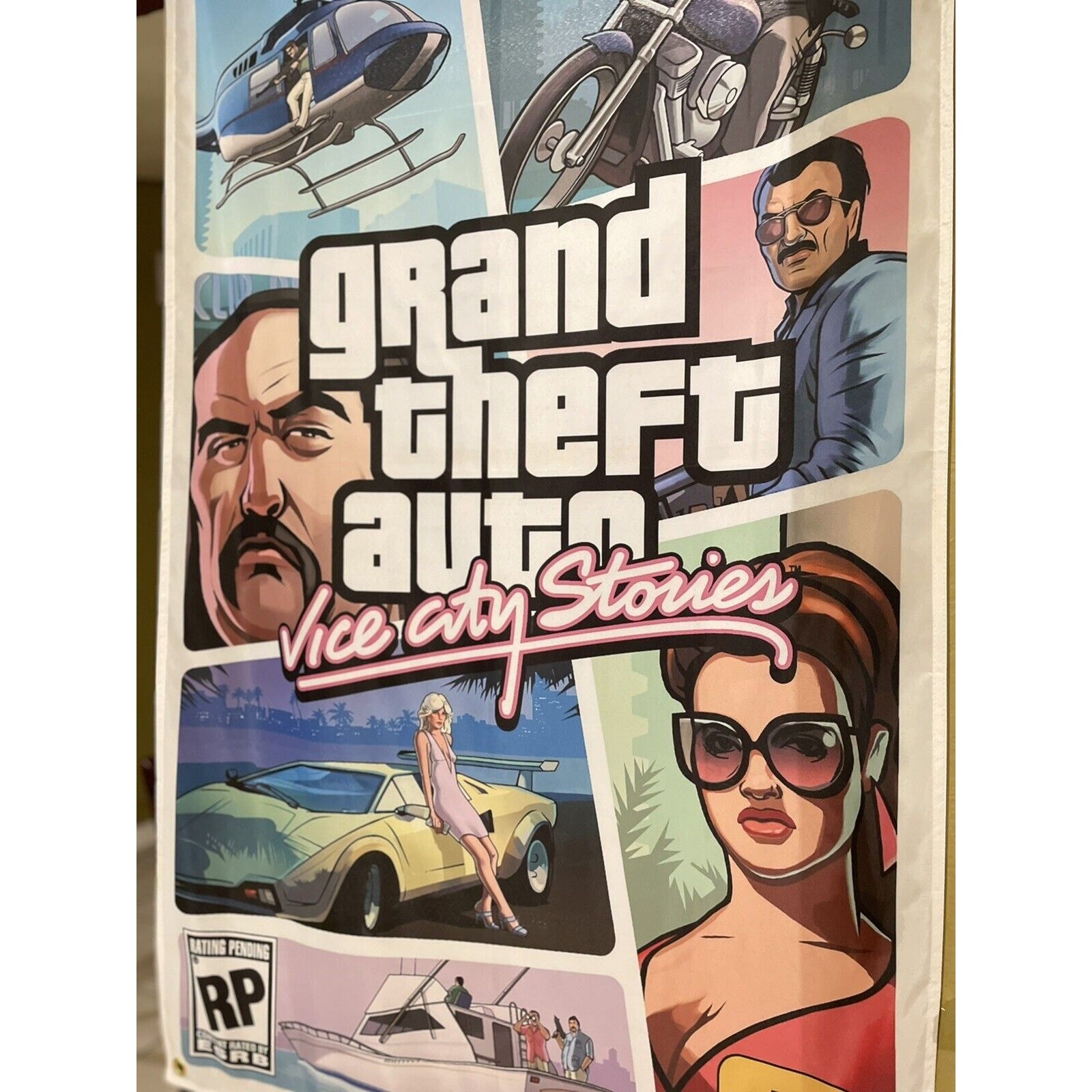 Grand Theft Auto: Vice City Stories 5′ Flag Sony PSP PlayStation Portable GTA