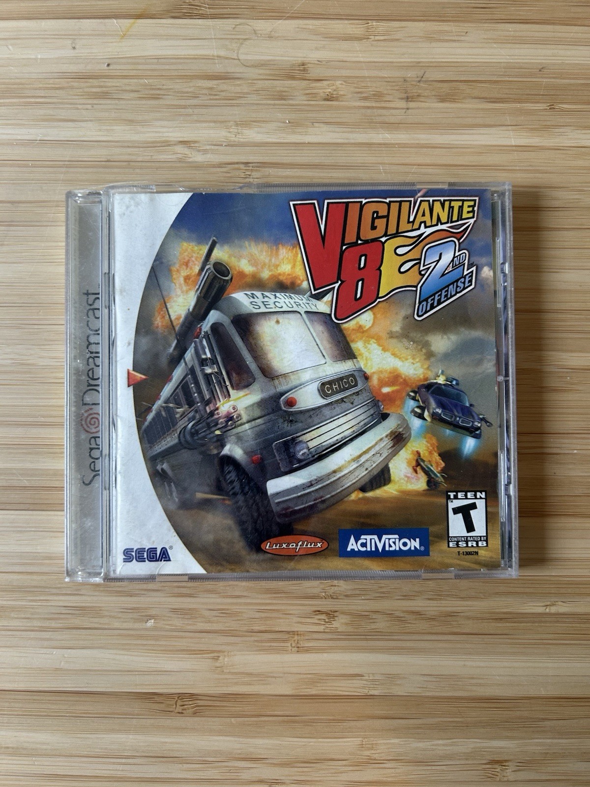 Vigilante 8 2nd Offense Sega Dreamcast 1999 Activision Complete FOR PARTS