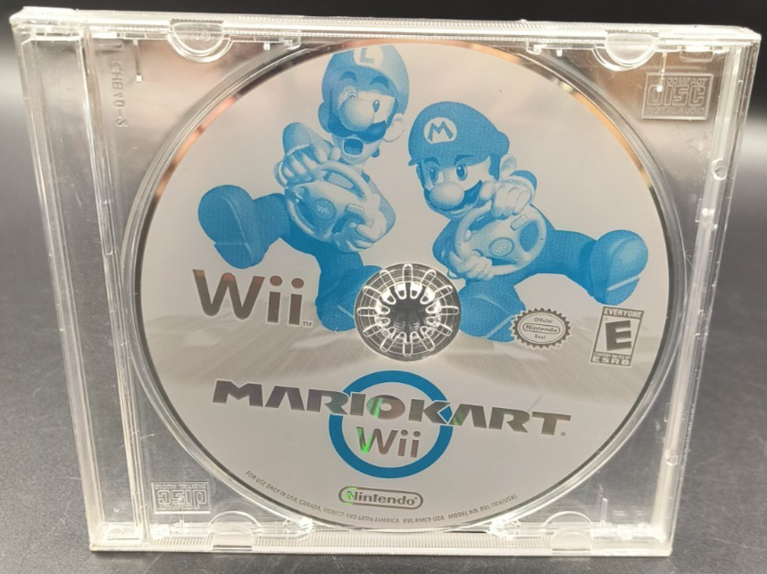 Mario Kart Wii (Nintendo Wii, 2008) Video Game DISC ONLY – Tested, Works!