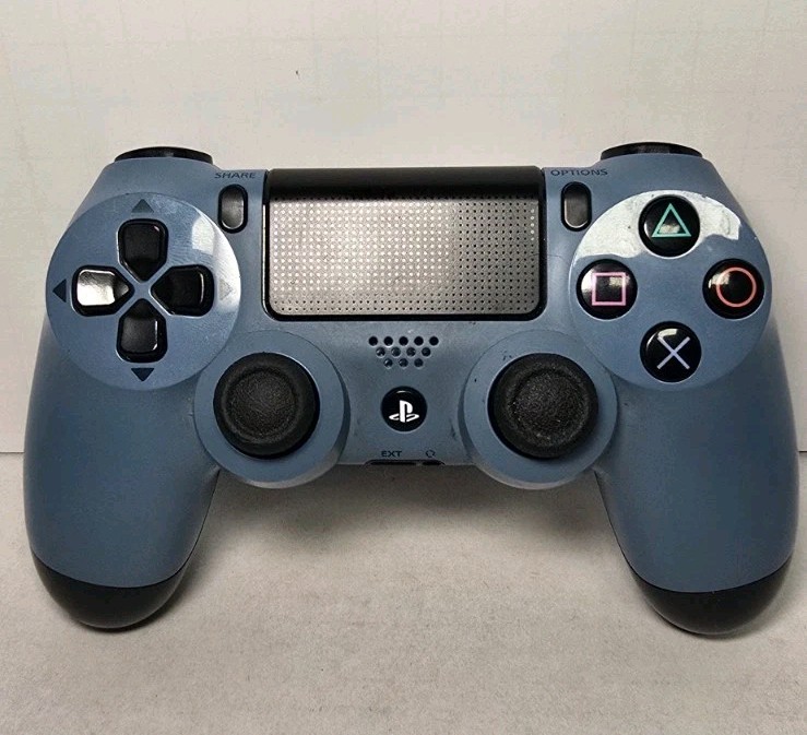 Sony PS4 Blue Black Dual Shock Controller Uncharted Limited Edition