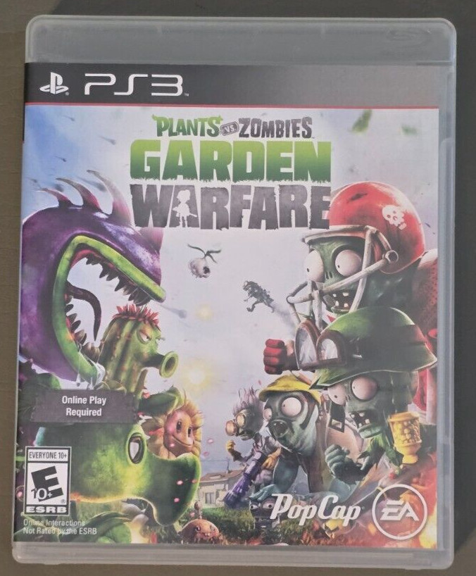 Plants vs. Zombies Garden Warfare PS3 Complete CIB Tested Sony PlayStation 3