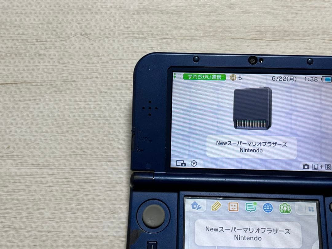 Nintendo New 3DS LL XL Console Metallic Blue Handheld Japan Region Locked 0294