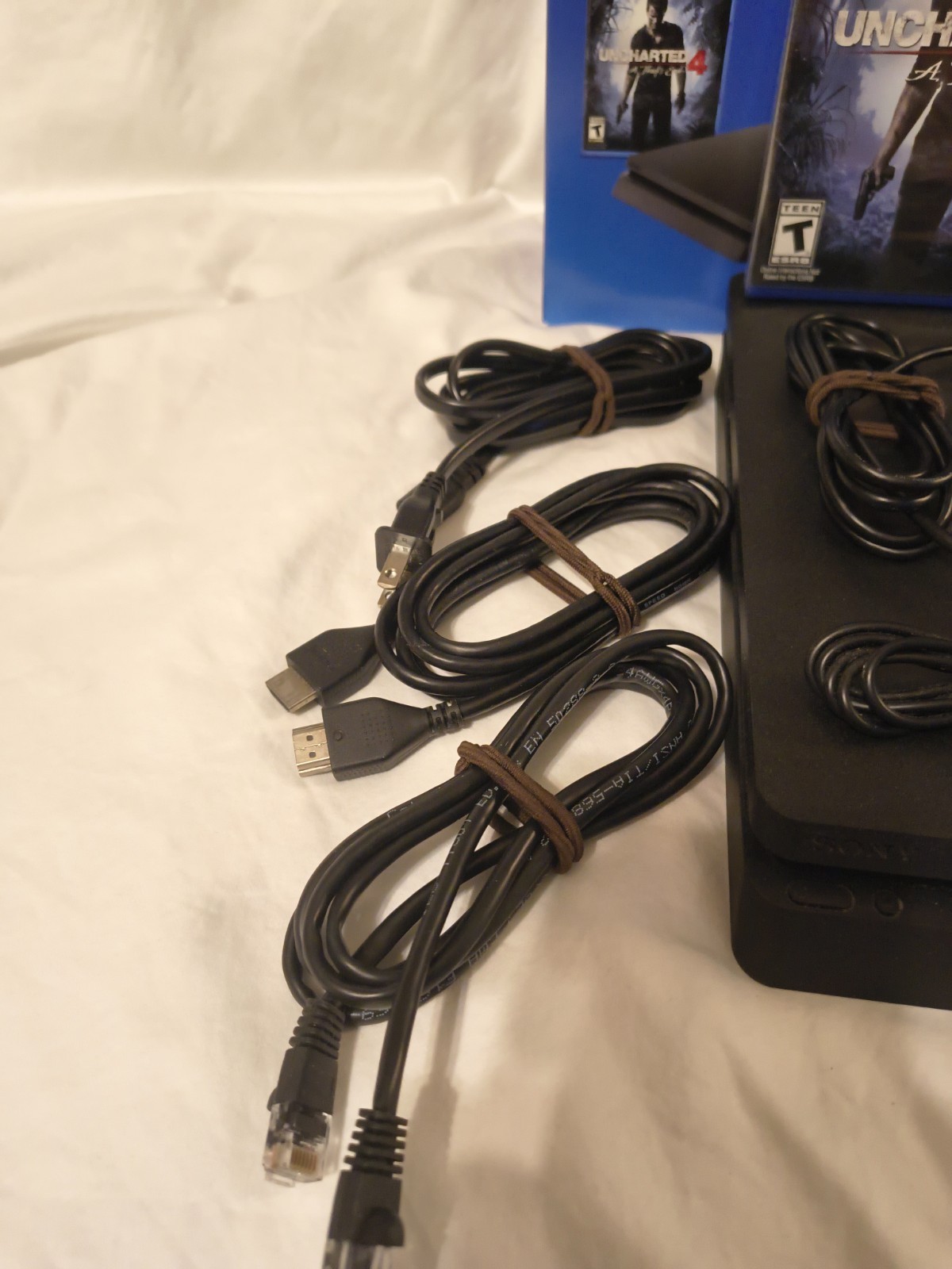 Sony PlayStation 4 Slim Video Game Console PS4 500GB Uncharted 4Bundle CUH-2015A