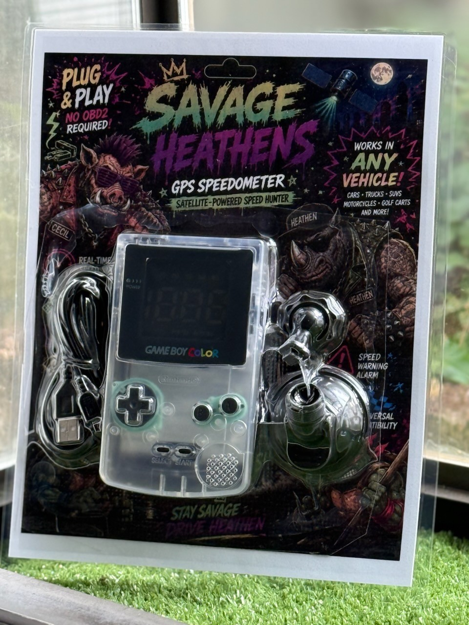 Custom Game Boy Speedometer – GPS-Tracked, USB-Powered | JDM TUNER MUST HAVE |