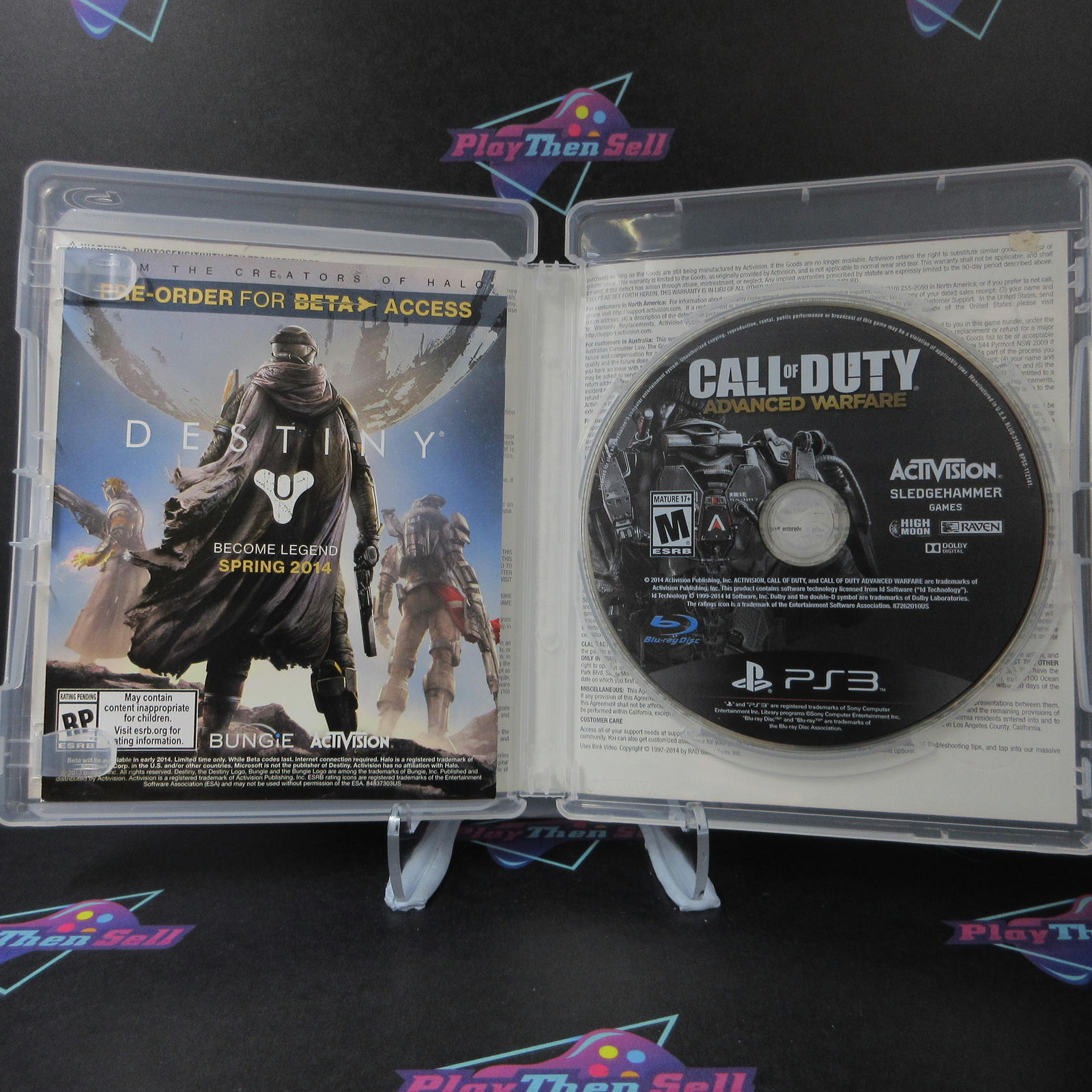 Call of Duty Advanced Warfare Day Zero Edition PS3 PlayStation 3 AD Complete ..