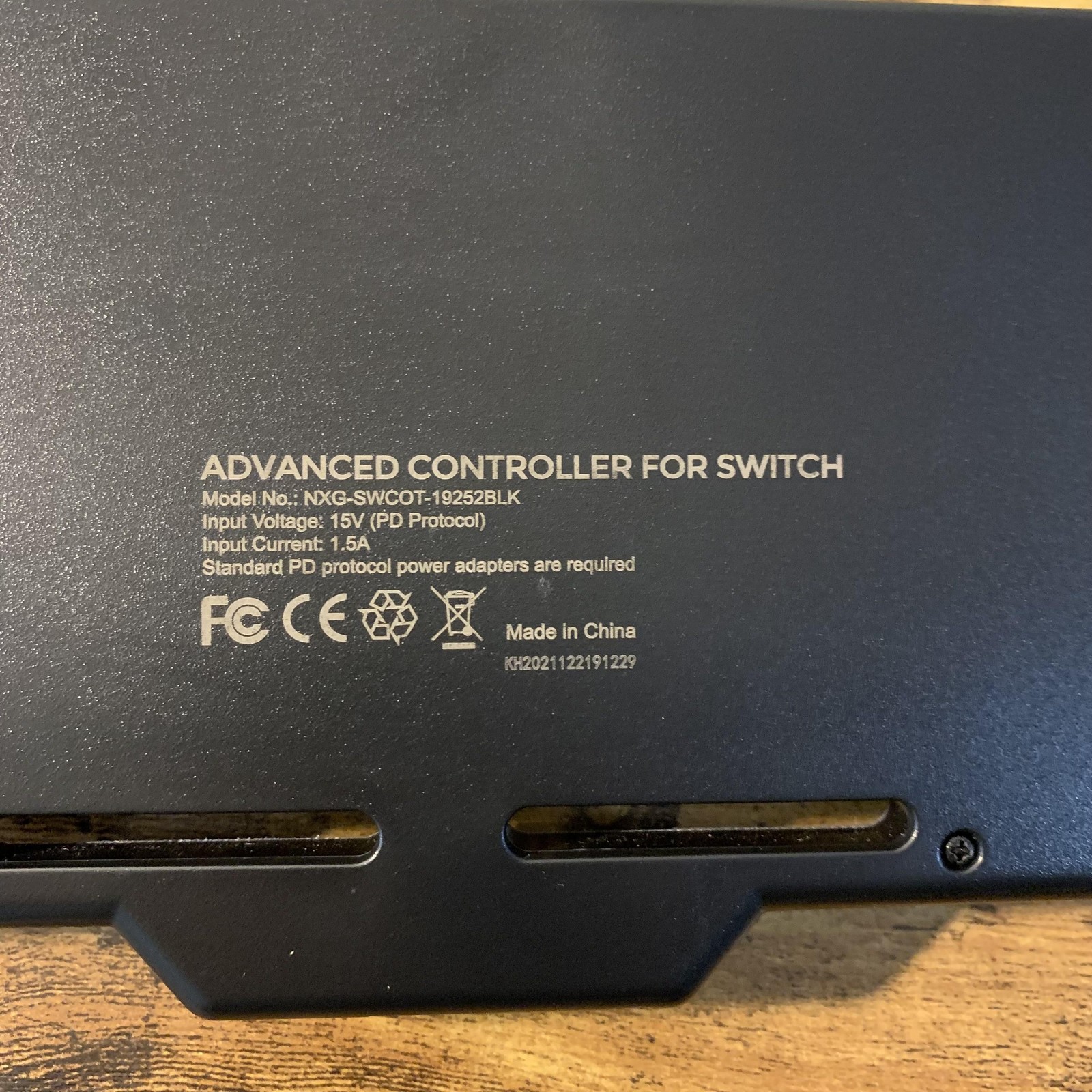 NexiGo Nintendo Switch Advanced Controller Black USB-C Gamepad Grip Ergonomic