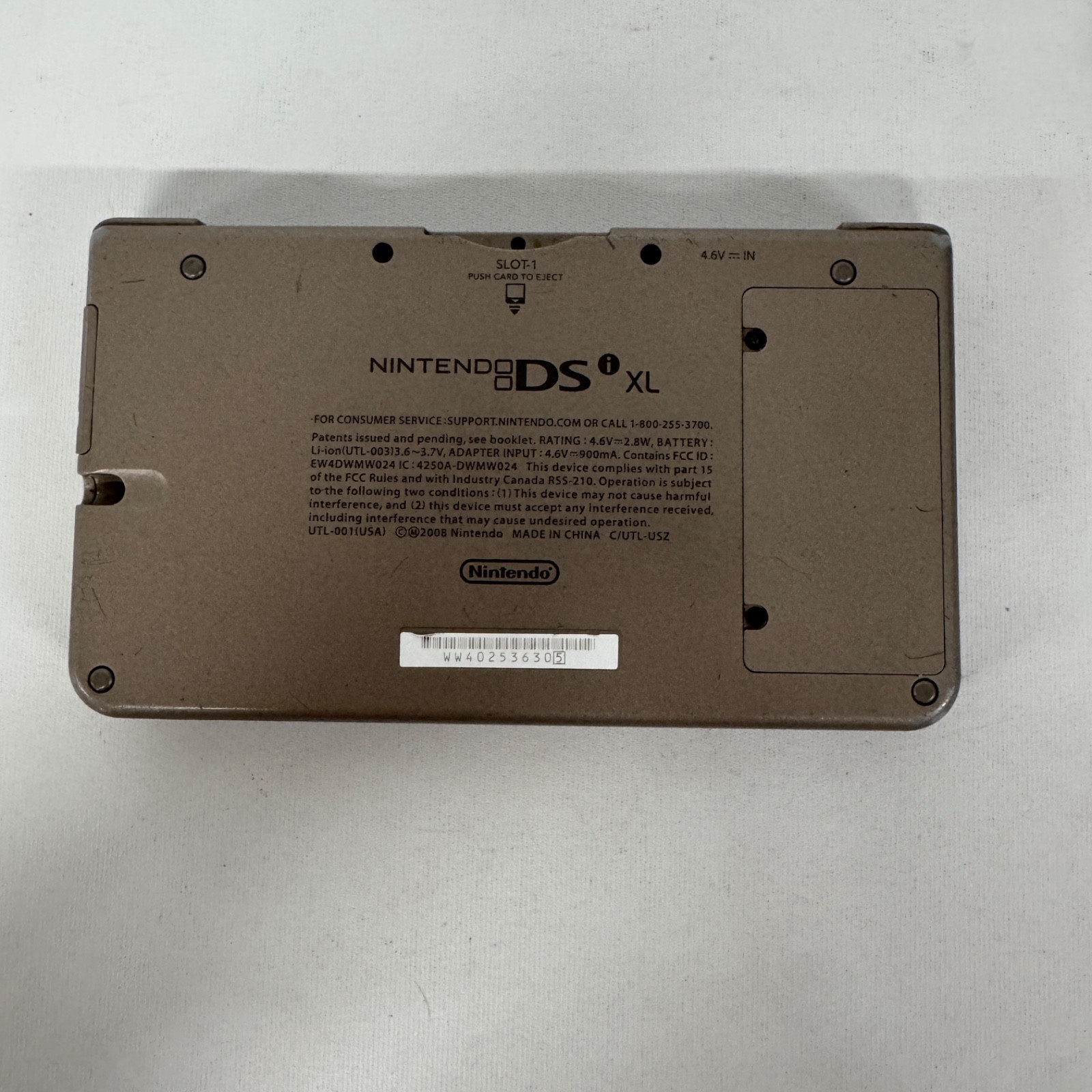 Nintendo DSi XL with Charger – Bronze/Dark Brown Good Condition TESTED No Stylus