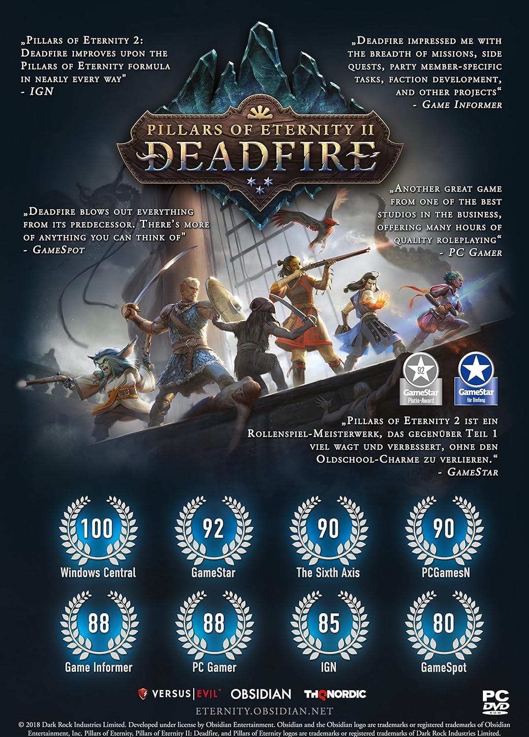 Pillars of Eternity II: Deadfire Ultimate (Play (Sony Playstation 4) (UK IMPORT)