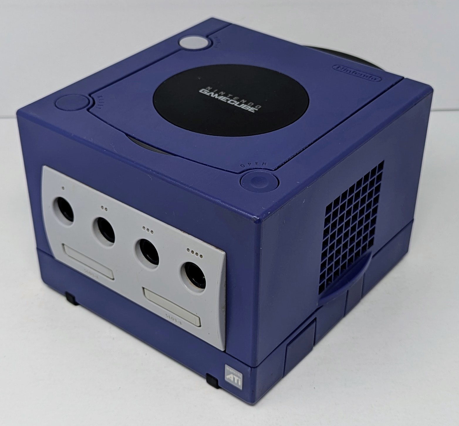 Nintendo GameCube Indigo Console Bundle w/ 4 Games – DBZ, Wave Race – Tested!