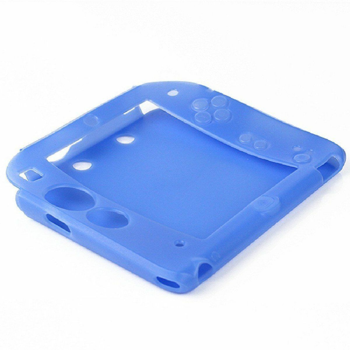 2PCS Silicone Gel Rubber Cases Cover Skin for Nintendo 2DS Game Controller