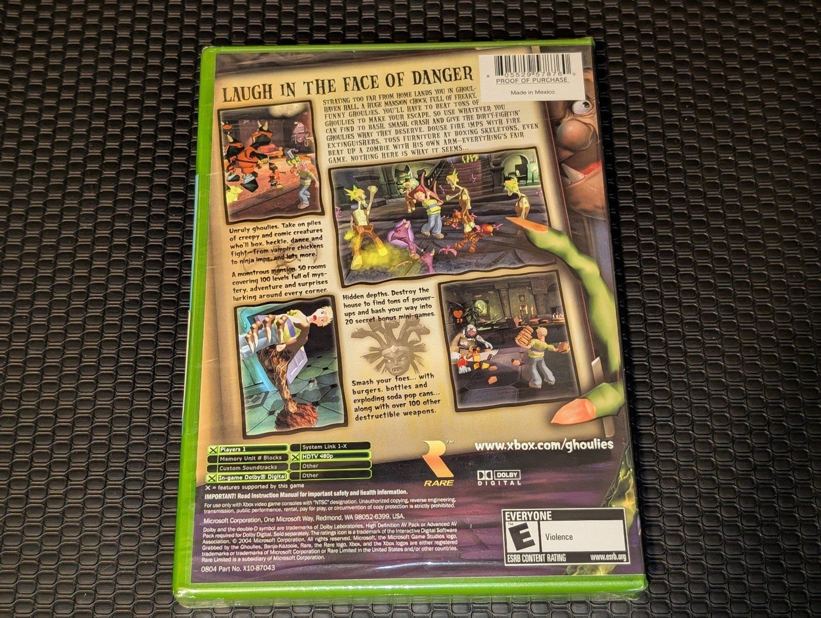 Grabbed By The Ghoulies – Microsoft Xbox – Brand New Factory Sealed