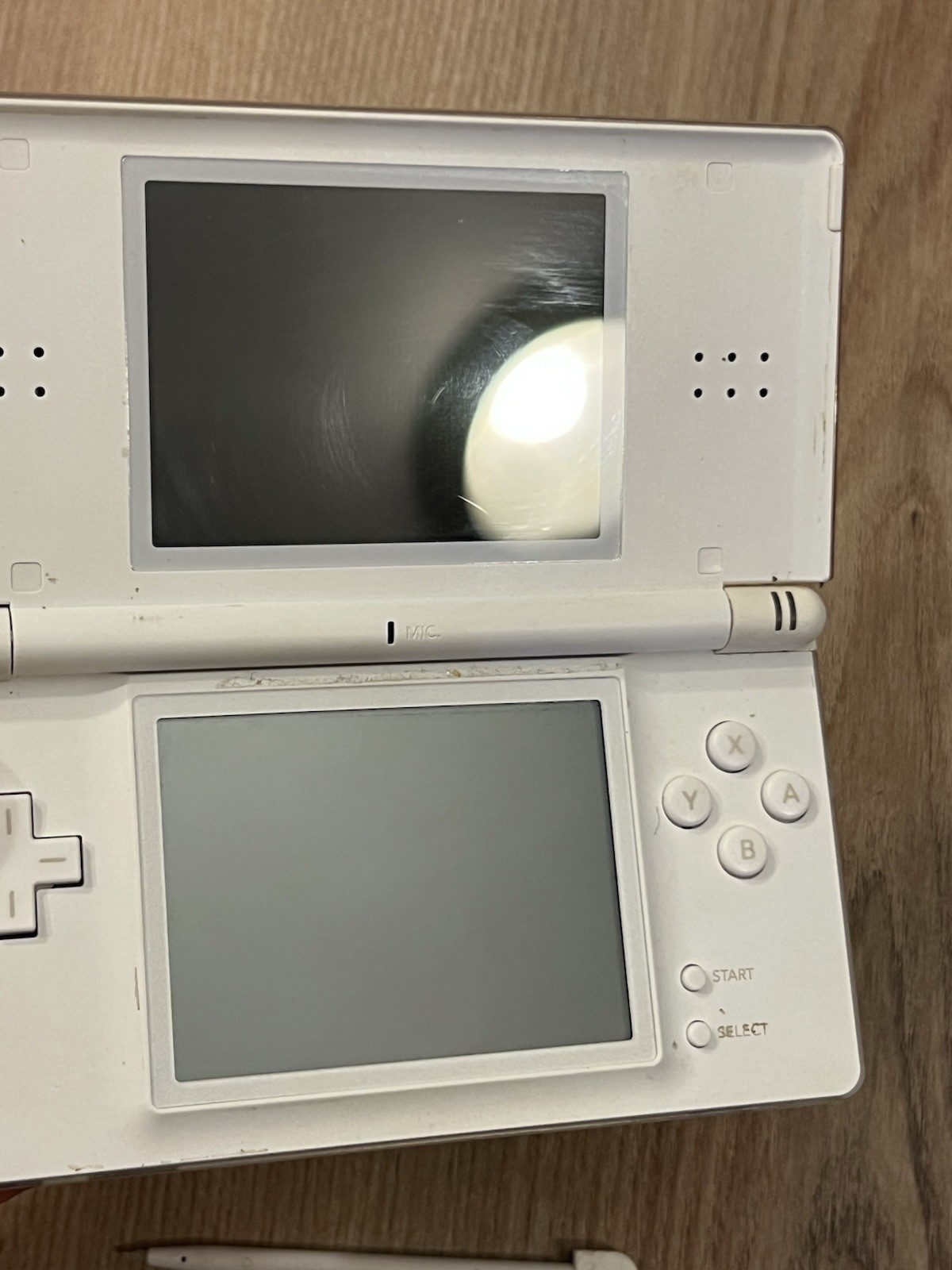 Nintendo DS Lite USG-001 KOMEN BREAST CANCER Ribbon AGS-001 w/ 10 Games Tested