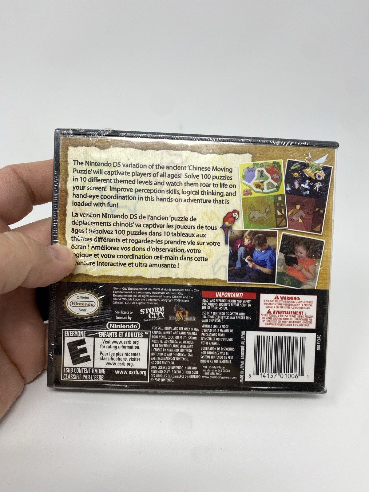 Nintendo DS Hands On Tangrams Brand New Factory Sealed