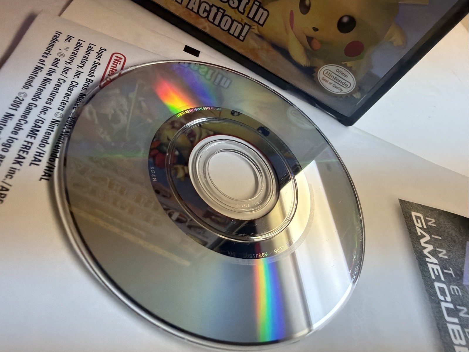 Super Smash Bros Melee Nintendo GameCube 2001,Tested, Working Mint