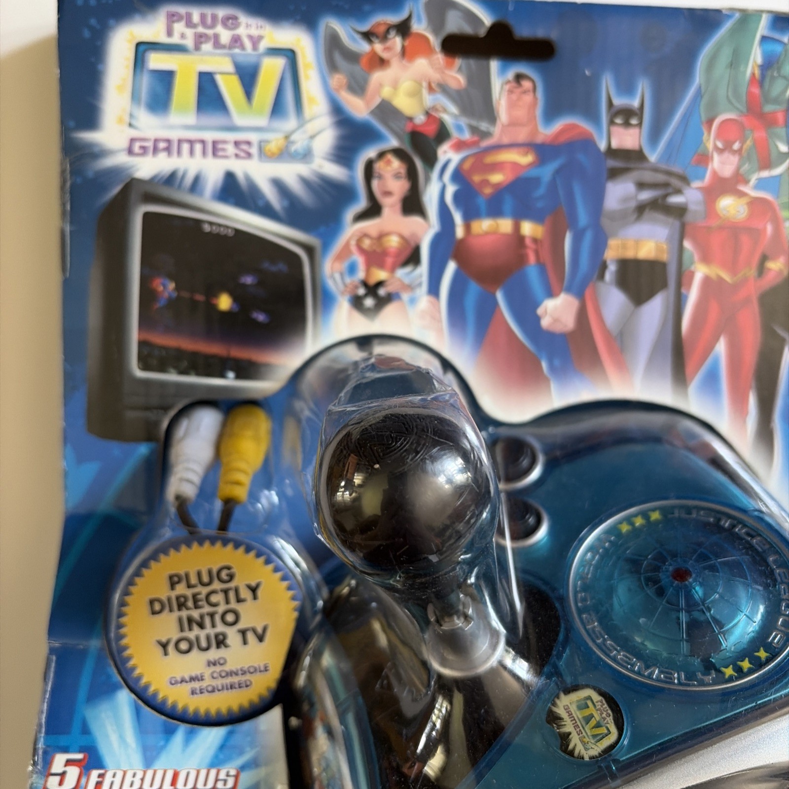 NEW Justice League Plug N and Play TV Video Game Jakks Pacific 2005 DC Comics