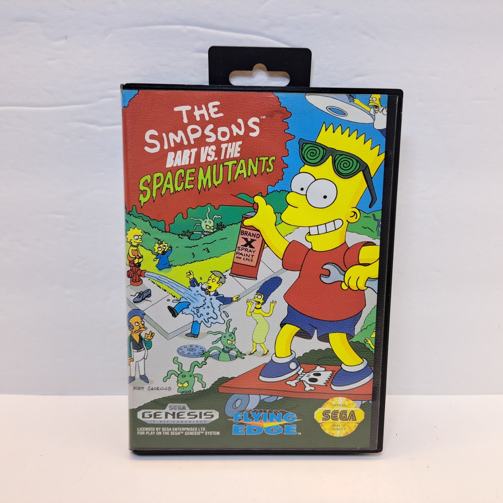 The Simpsons Bart vs The Space Mutants (SEGA Genesis) Cib TESTED Works