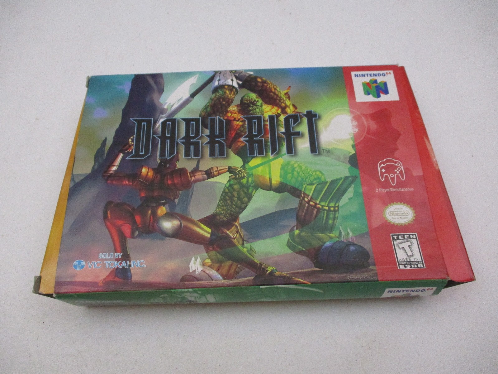 Dark Rift N64 Original Box and Manual ONLY Nintendo 64