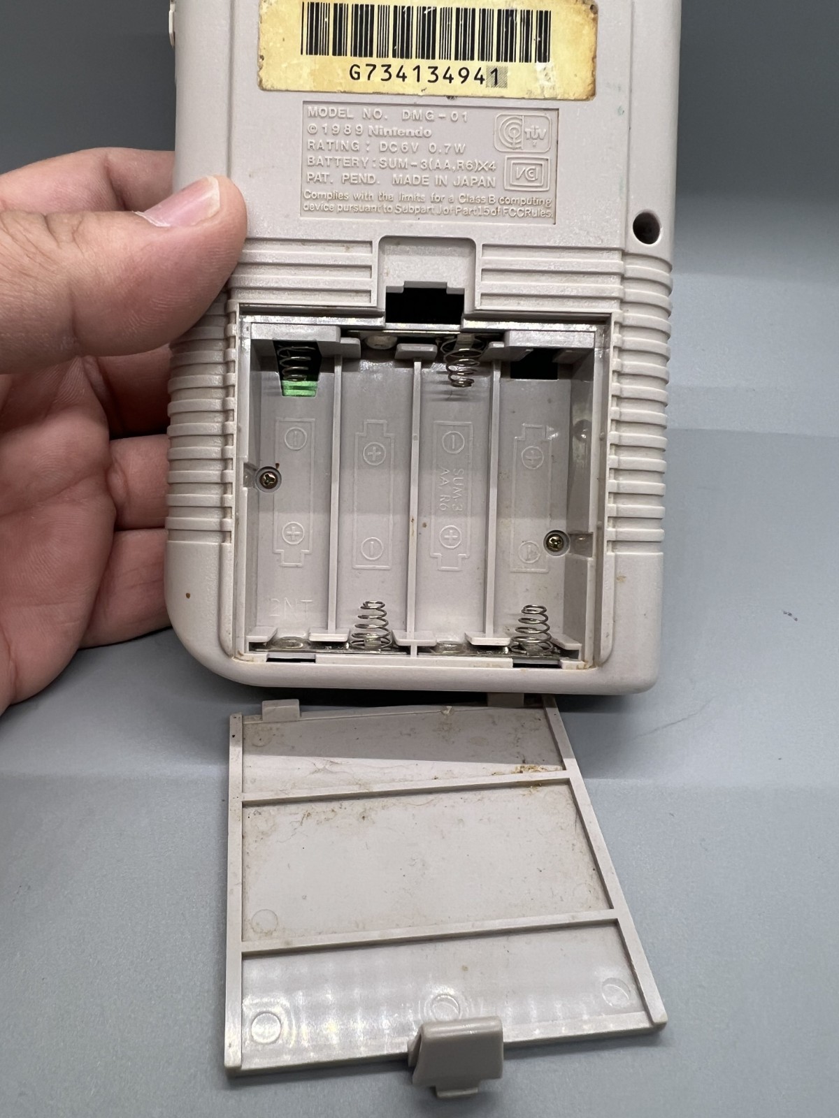 Nintendo Game Boy Original DMG-01 (1989) Working Needs New Screen