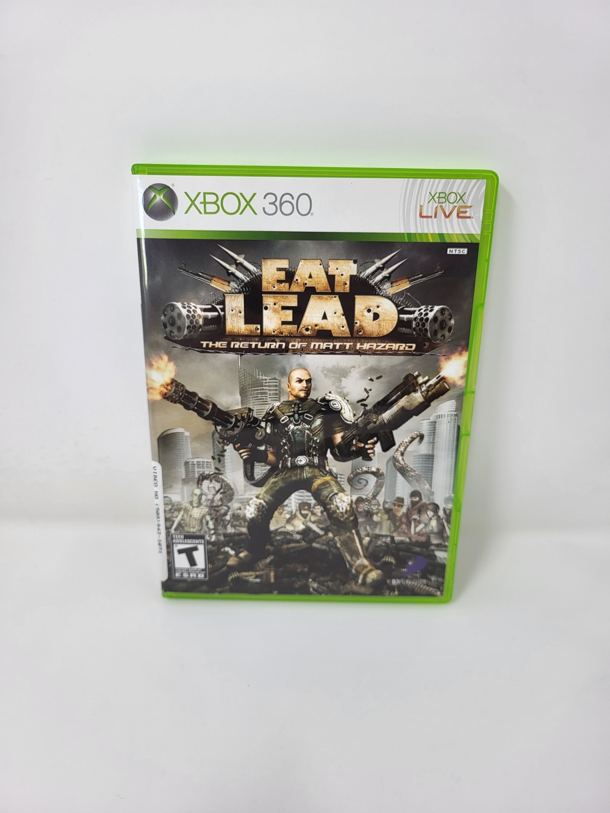 Eat Lead: The Return of Matt Hazard (Xbox 360) Rare – NO Manual – FREE SHIP!