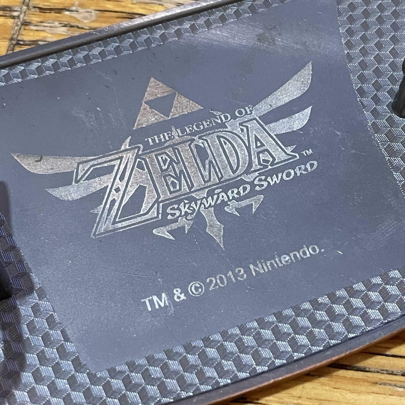 Legend of Zelda Skyward Sword Belt Buckle 4.25”x2.75” Bronze Toned Nintendo 2013