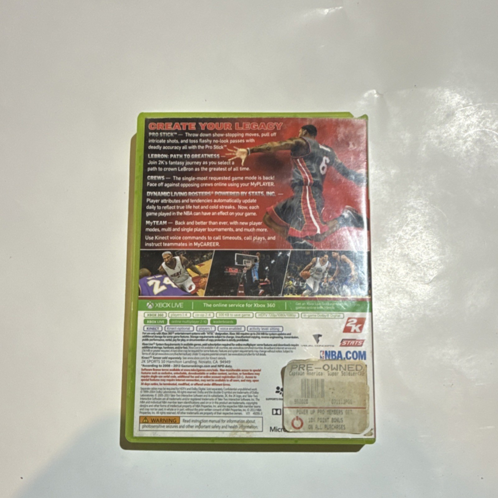 2K Sports NBA 2K14 Xbox 360 Better with Kinect Multiplayer E Rated 2013