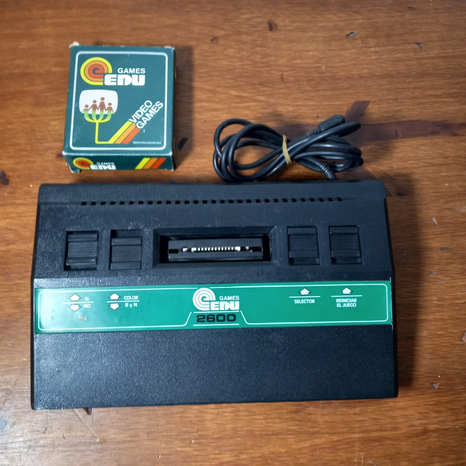 Vintage Atari 2600 Clone Argentina Rare Edu Games Bootleg