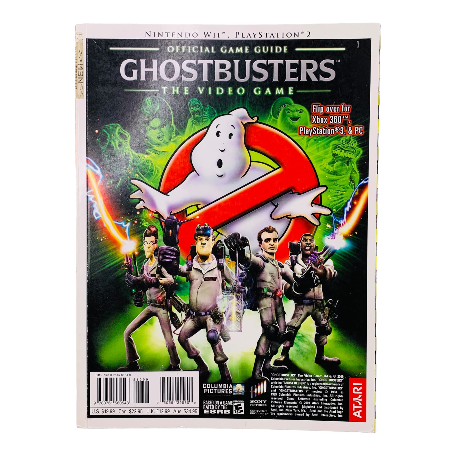Ghostbusters The Video Game Prima Official Game Guide Wii PS2 XBOX 360 PS3 PC
