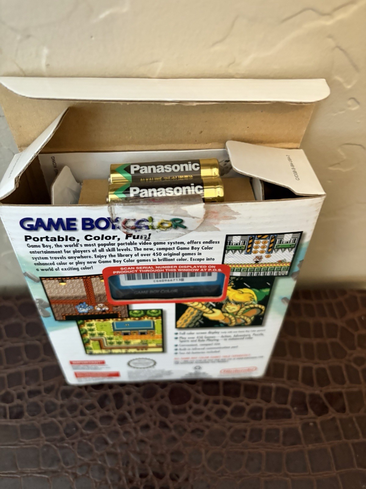 New In Box – Nintendo Game Boy Color Handheld Game Console – Teal