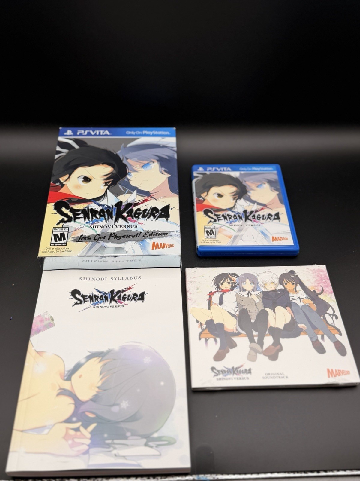 Senran Kagura Shinovi Versus Let’s Get Physical PSVita CIB-TESTED-FAST SHIPPING!