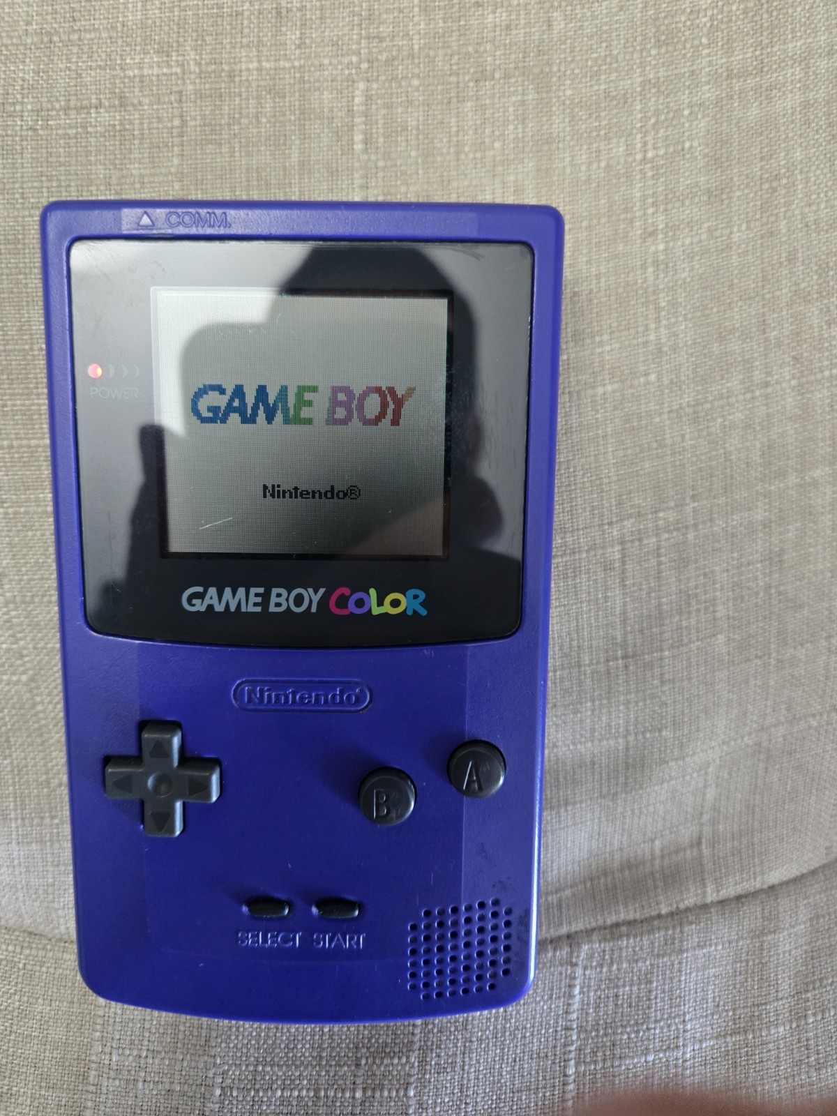 Nintendo Game Boy Color Console Purple Tested Working