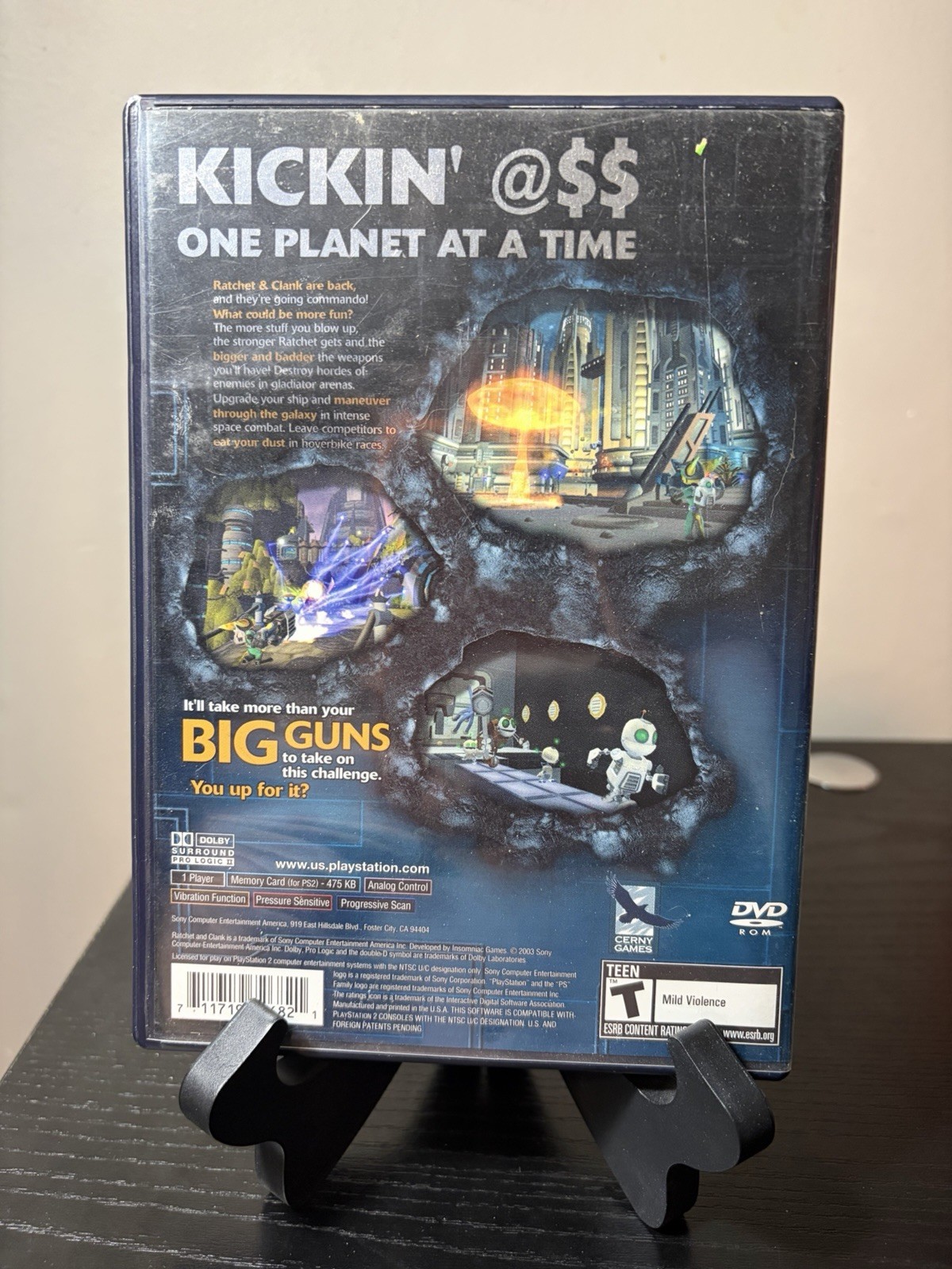 Ratchet & Clank: Going Commando Sony PS2 Authentic Tested & Working