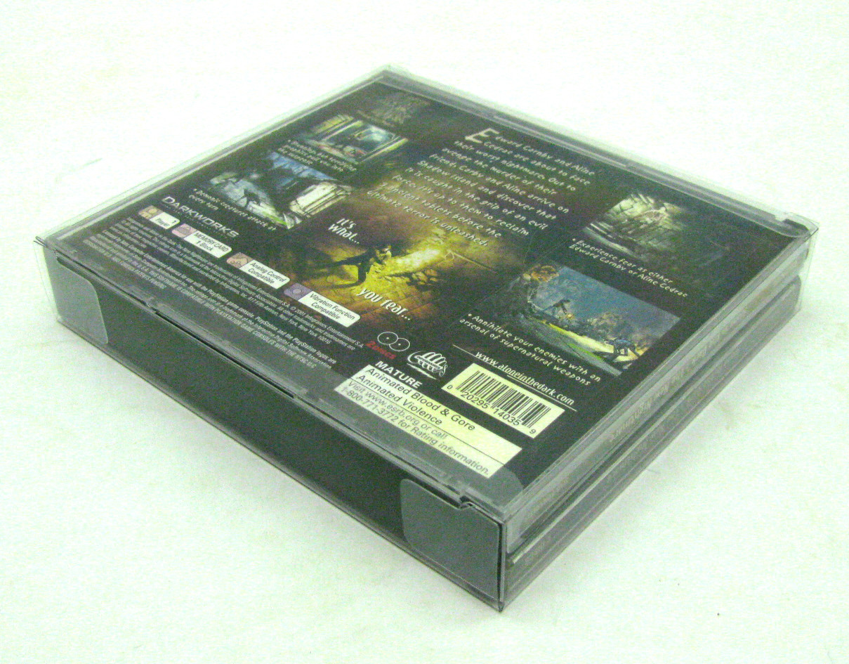 10x Box Protectors For PLAYSTATION ONE Double PS1 Games Music Double CD Jewel
