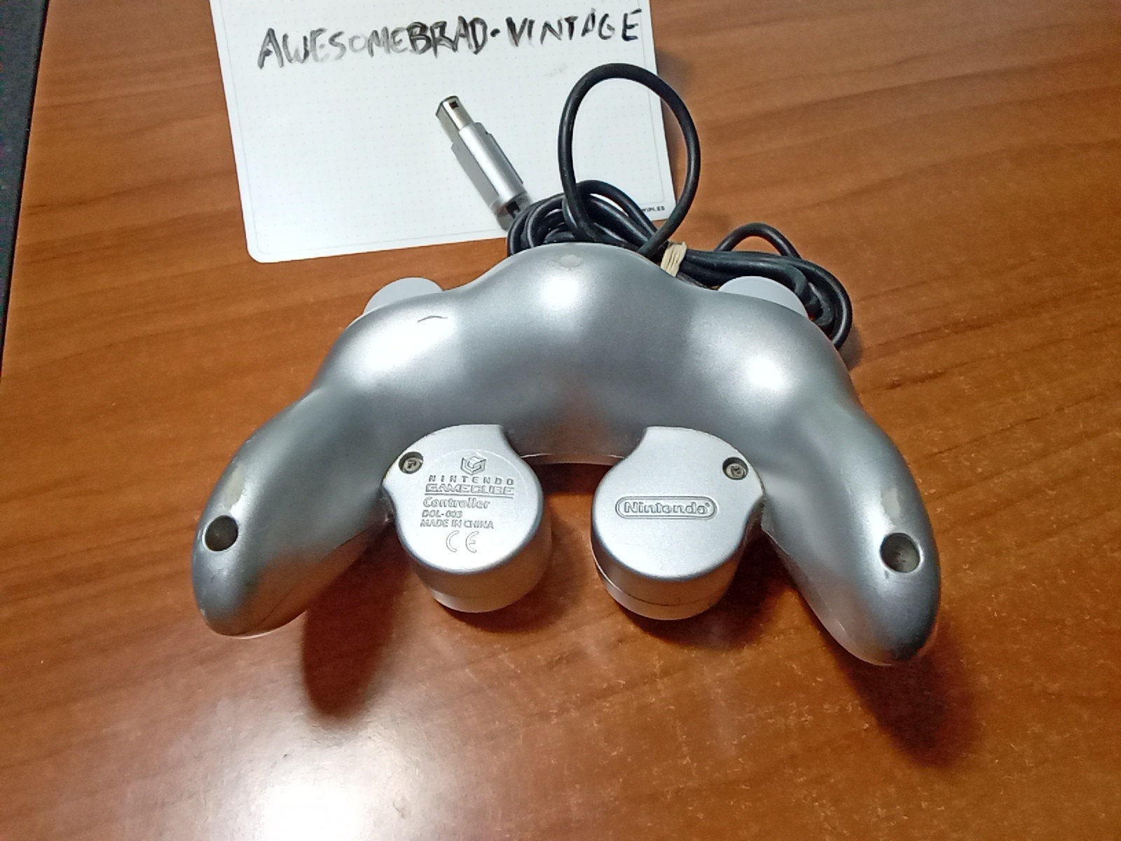 OEM Nintendo GameCube Controller – Platinum Silver *TESTED*