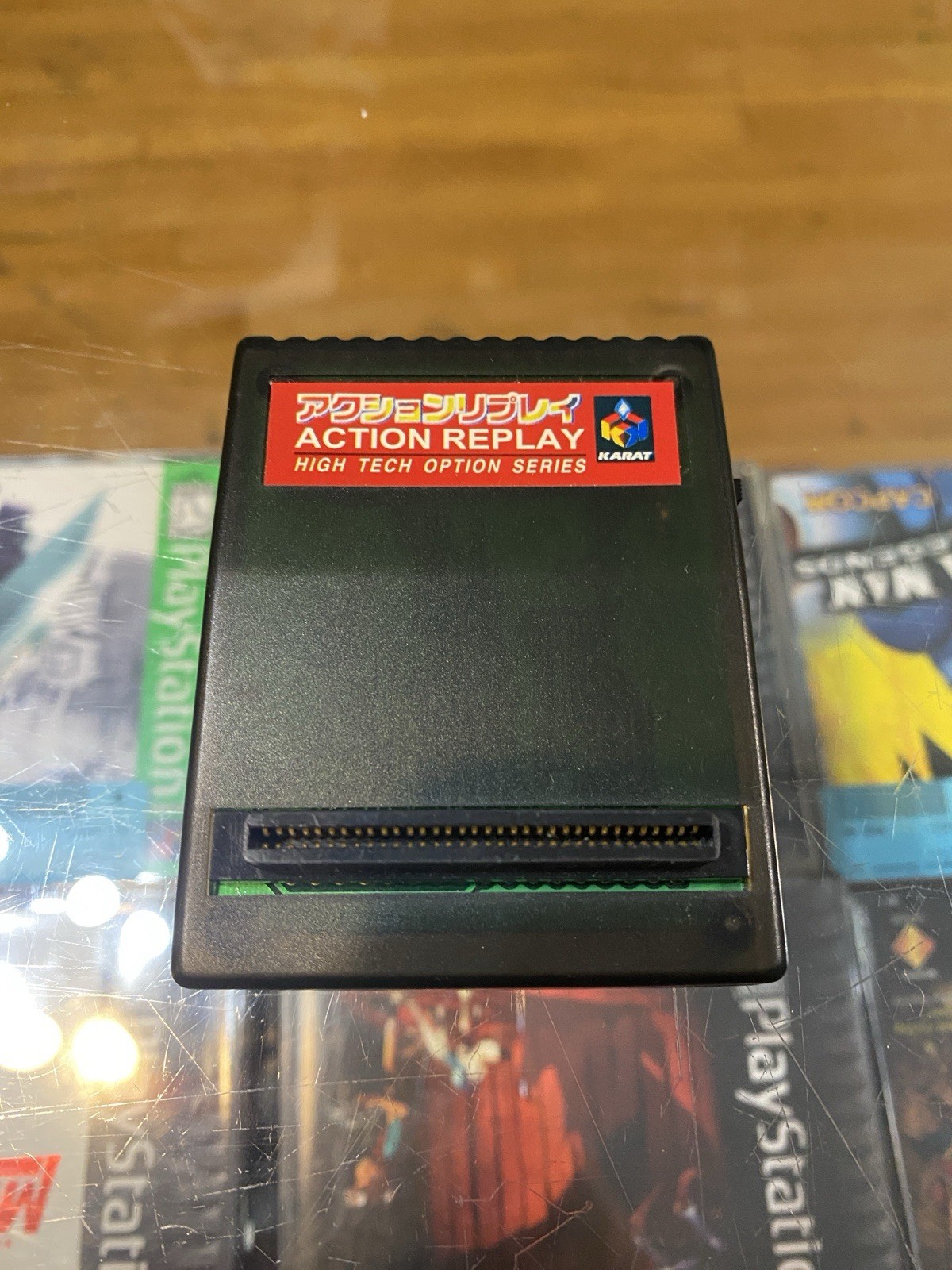 Action Replay For PS1 High Tech Option Series Adapter Japan