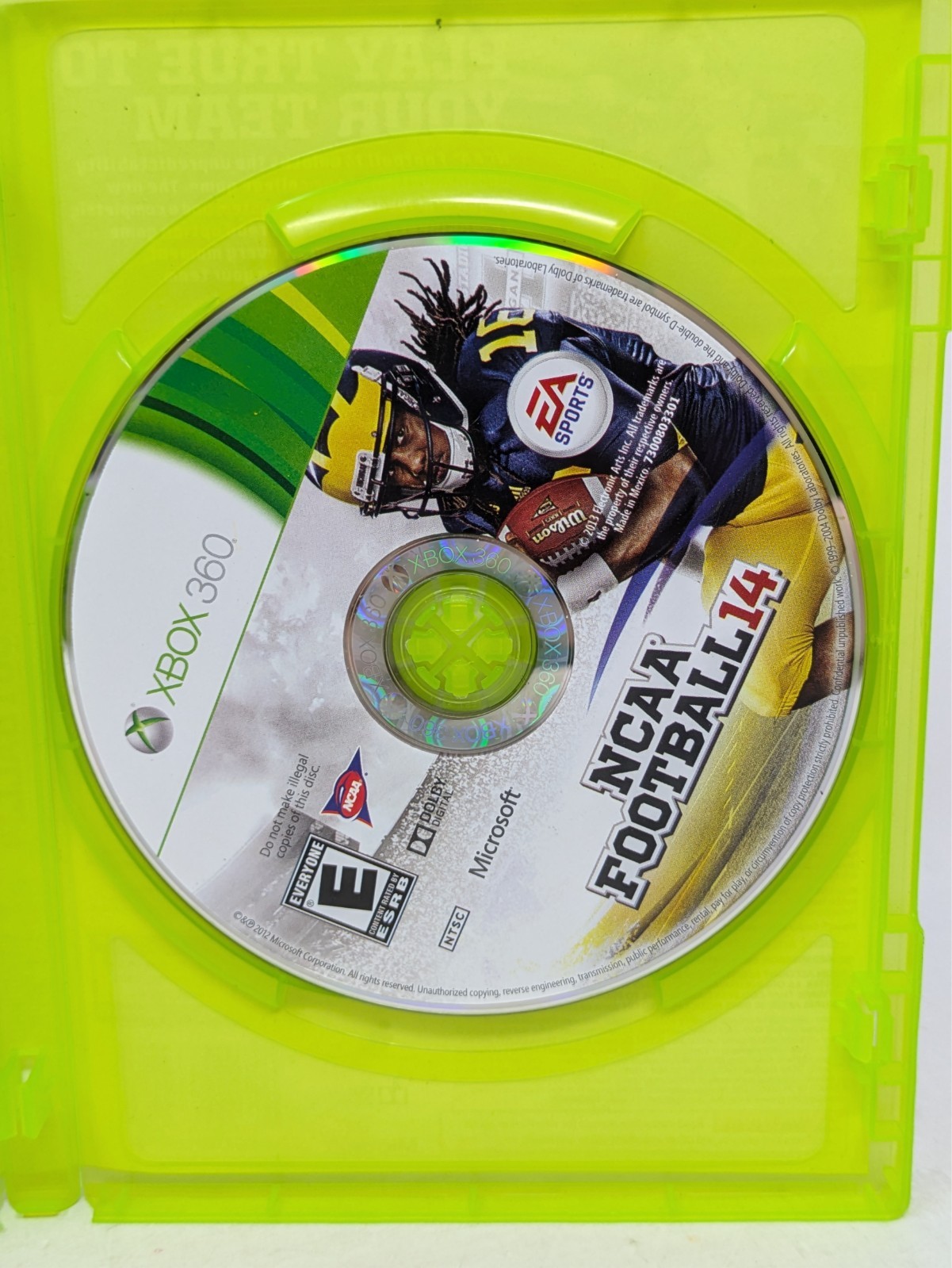 NCAA Football 14 – XBOX 360 – 2013 Microsoft Video Game